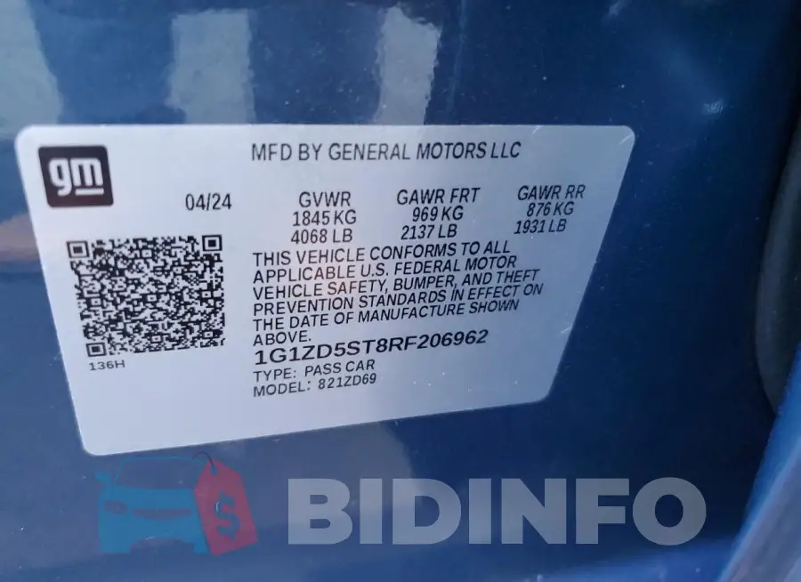 1G1ZD5ST8RF206962 Photo# 12