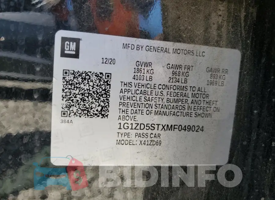 1G1ZD5STXMF049024 Photo# 12