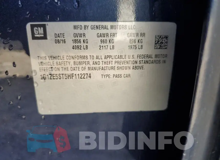 1G1ZE5ST5HF112274 Photo# 12