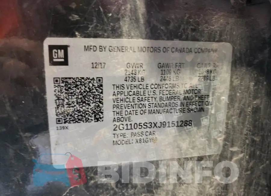 2G1105S3XJ9151288 Photo# 12