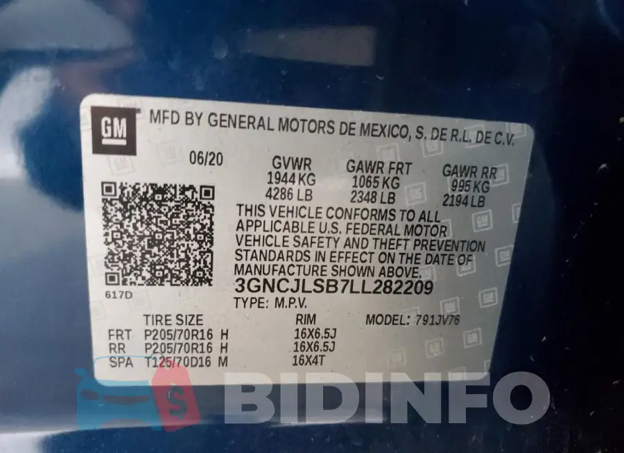 3GNCJLSB7LL282209 Photo# 13