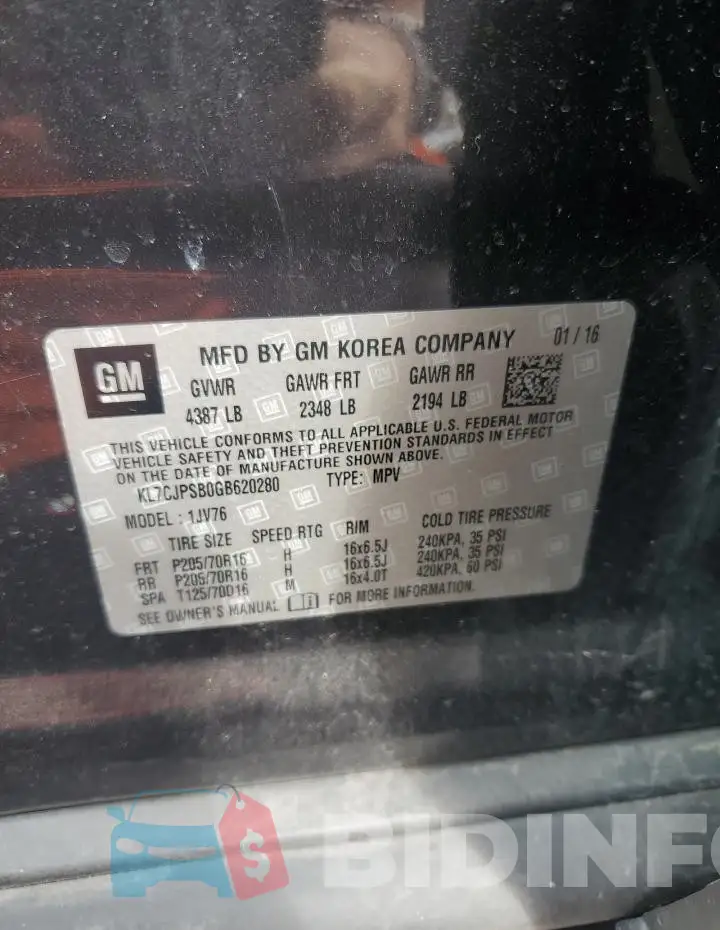 KL7CJPSB0GB620280 Photo# 13