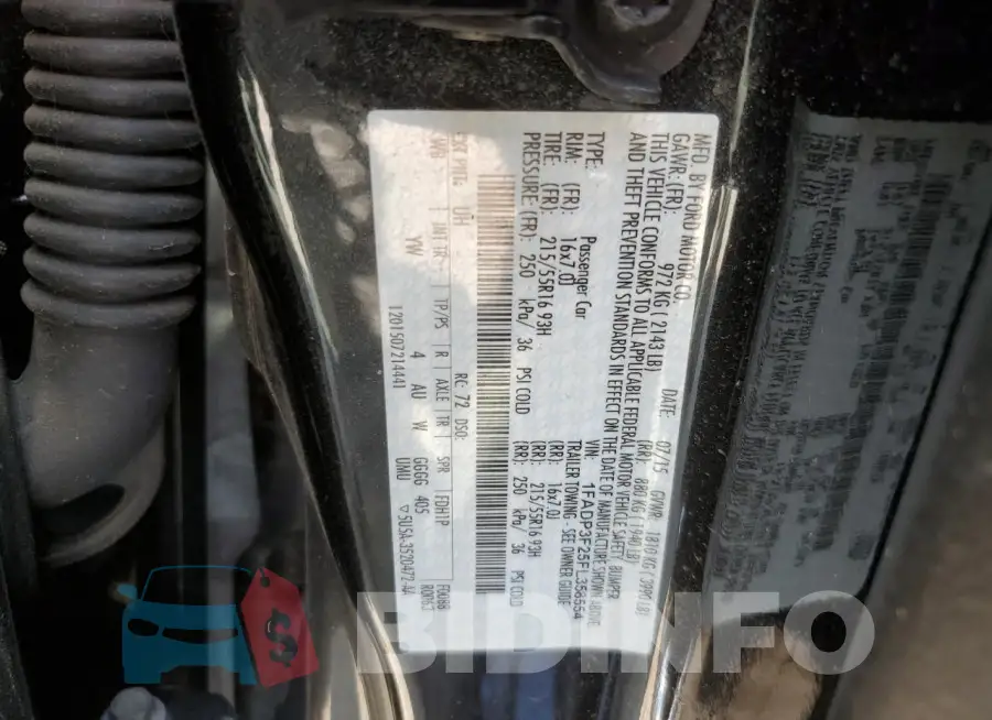 1FADP3F25FL358554 Photo# 12