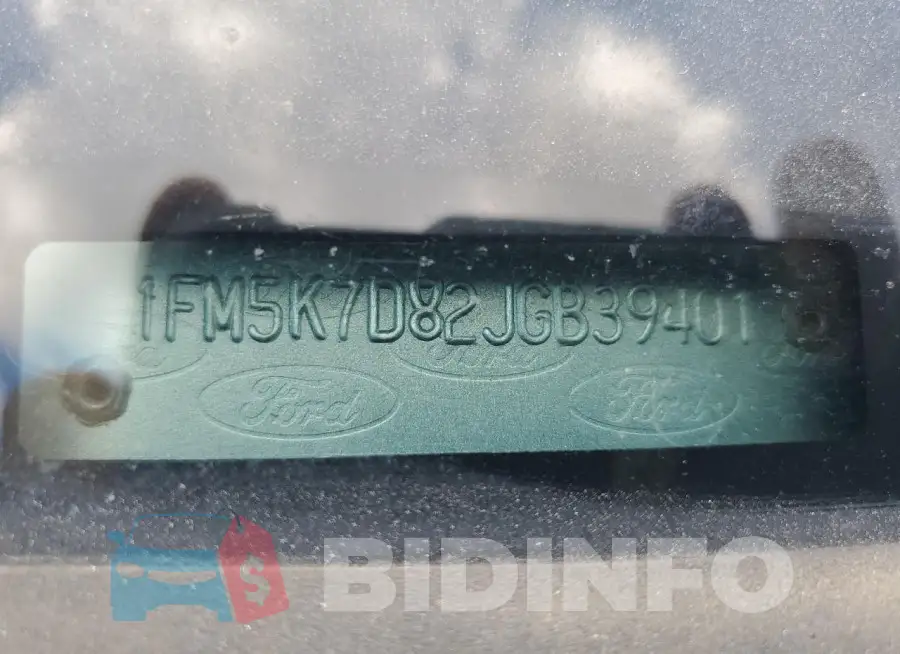 1FM5K7D82JGB39401 Photo# 13