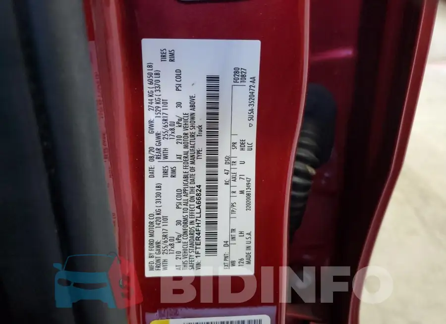 1FTER4FH7LLA66824 Photo# 12