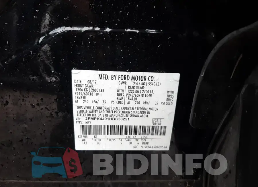 2FMPK4J91HBC53251 Photo# 13
