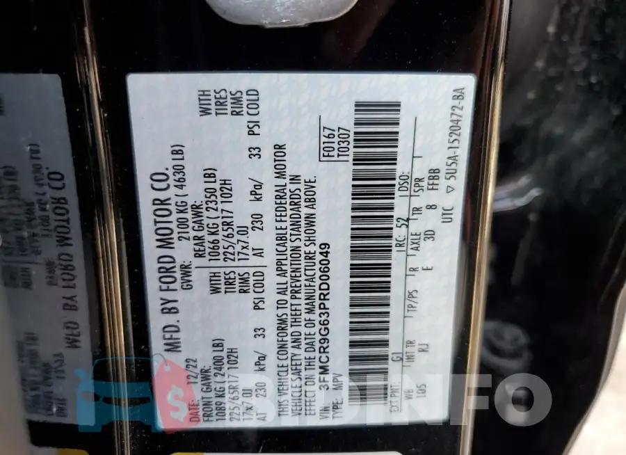 3FMCR9G63PRD06049 Photo# 14