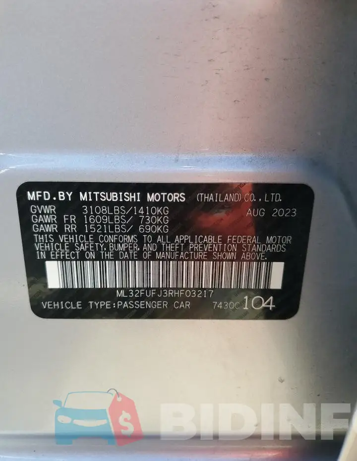 ML32FUFJ3RHF03217 Photo# 12