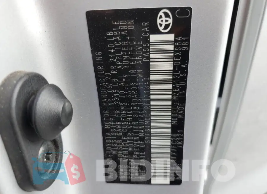 5YFS4MCE1RP171340 Photo# 12