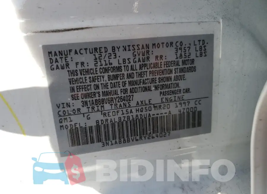 3N1AB8BV6RY264027 Photo# 12