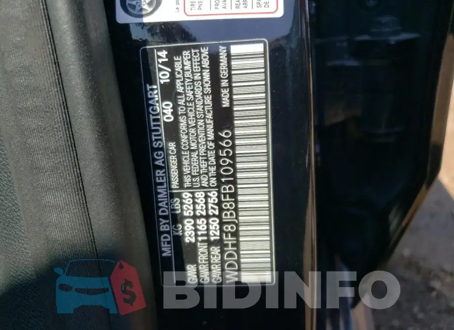 WDDHF8JB8FB109566 Photo# 12