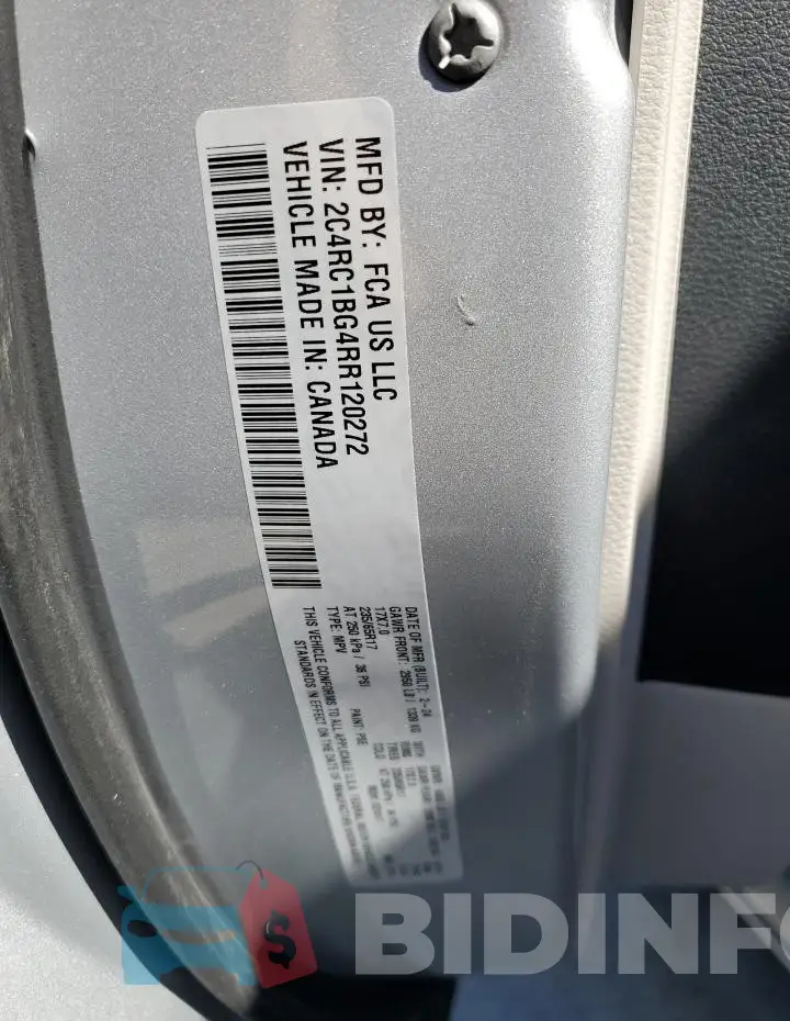 2C4RC1BG4RR120272 Photo# 13