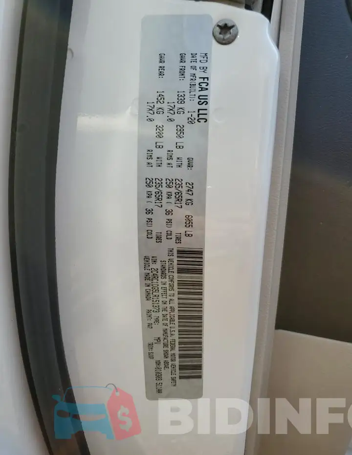 2C4RC1DG5LR151373 Photo# 13
