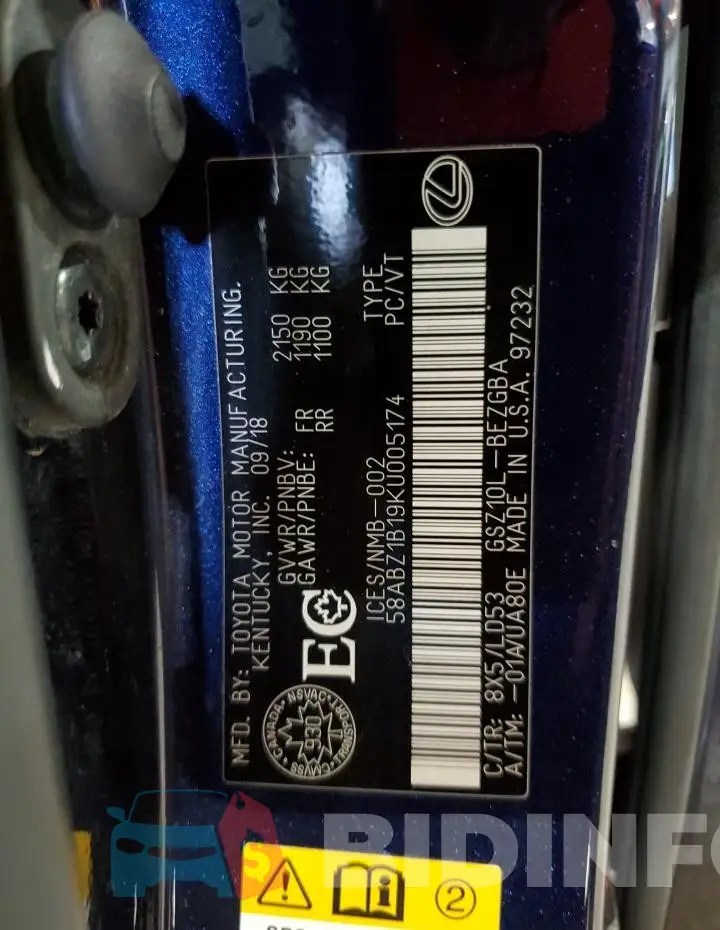 58ABZ1B19KU005174 Photo# 12