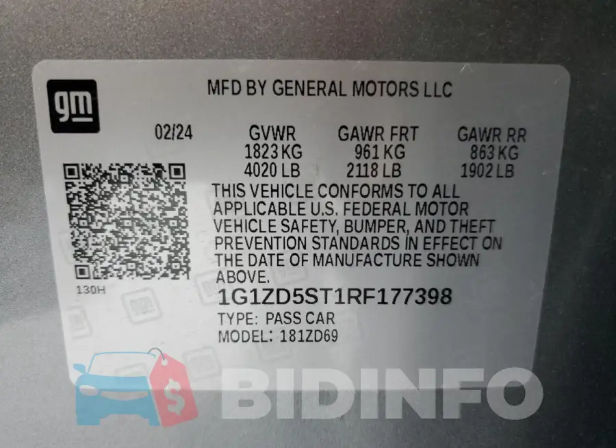 1G1ZD5ST1RF177398 Photo# 13