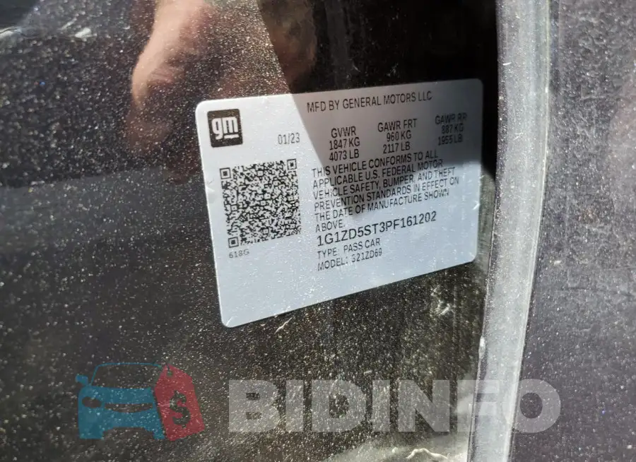 1G1ZD5ST3PF161202 Photo# 13
