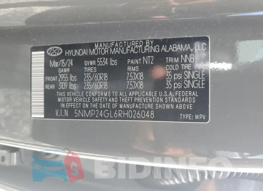 5NMP24GL6RH026048 Photo# 14