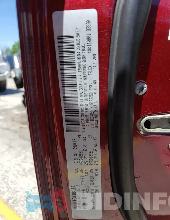 1C6RR6FTXJS183258 Photo# 13