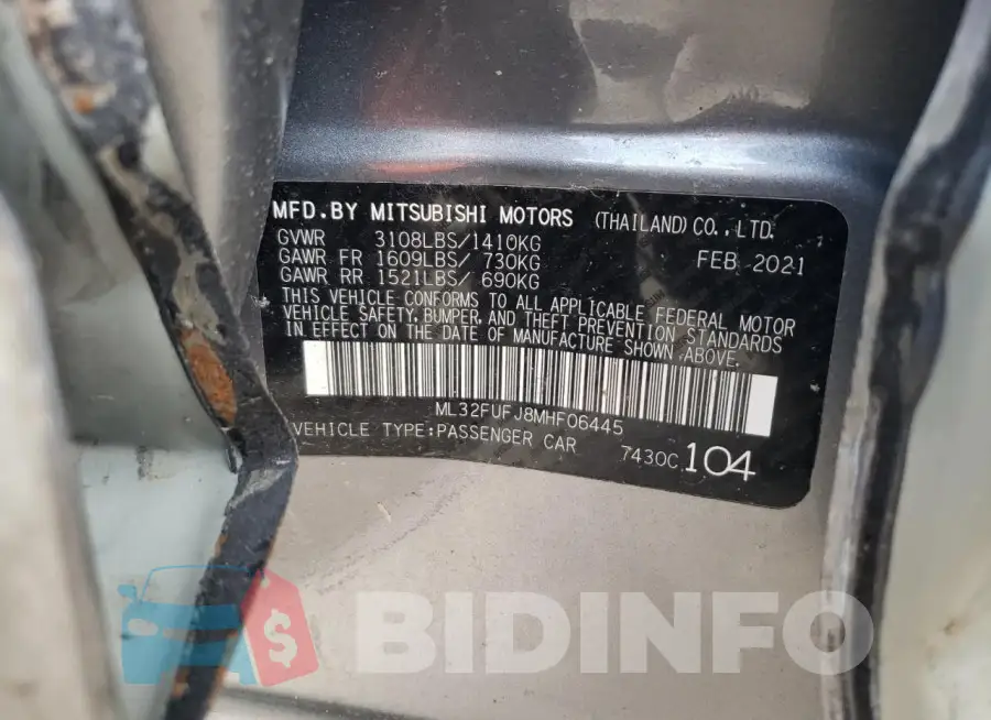 ML32FUFJ8MHF06445 Photo# 13