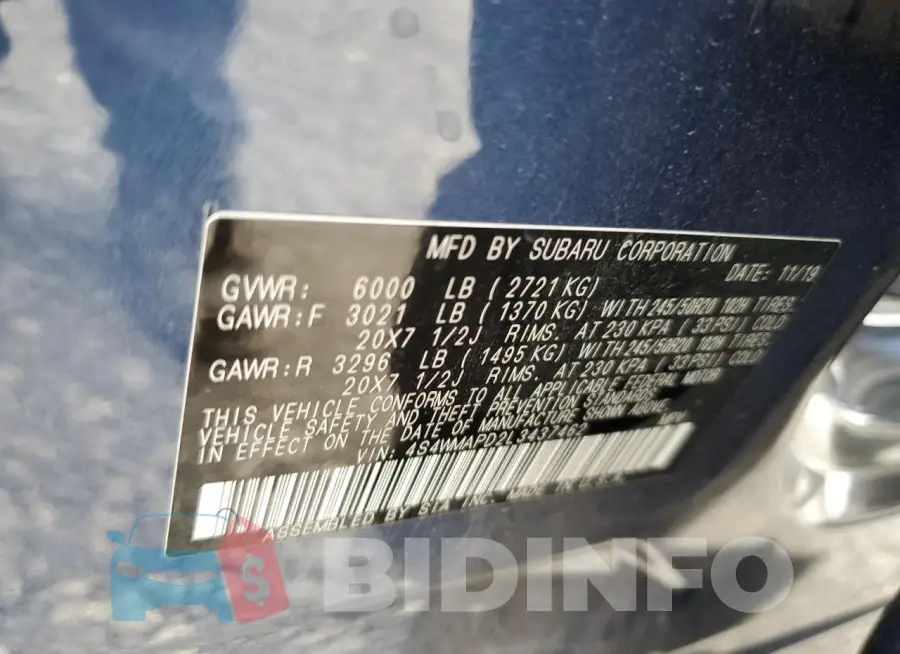 4S4WMAPD2L3437462 Photo# 13