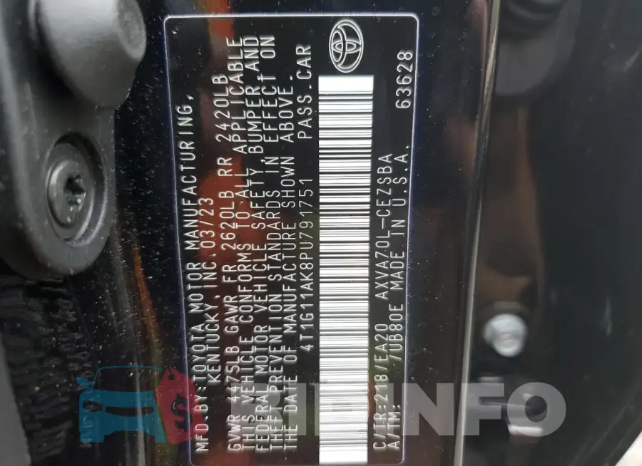 4T1G11AK8PU791751 Photo# 12