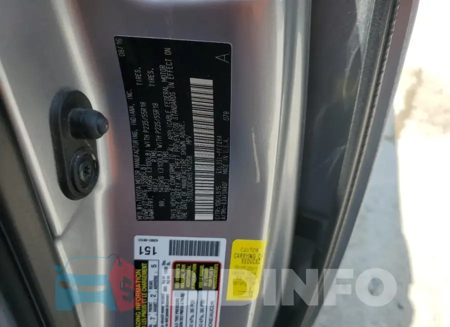 5TDDZ3DCXHS147058 Photo# 13