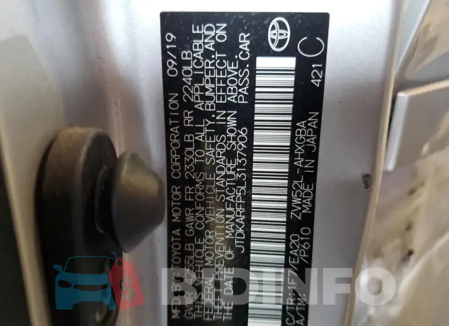 JTDKARFP5L3137906 Photo# 12