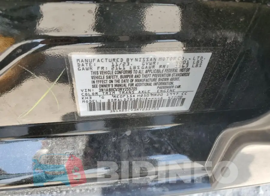 3N1AB8CV3RY255705 Photo# 12