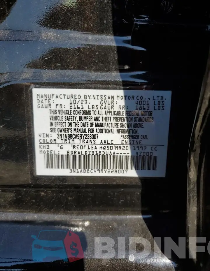 3N1AB8CV9RY228007 Photo# 12