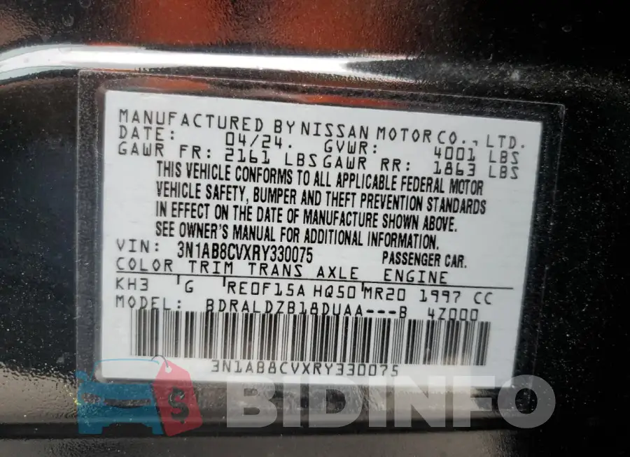 3N1AB8CVXRY330075 Photo# 13