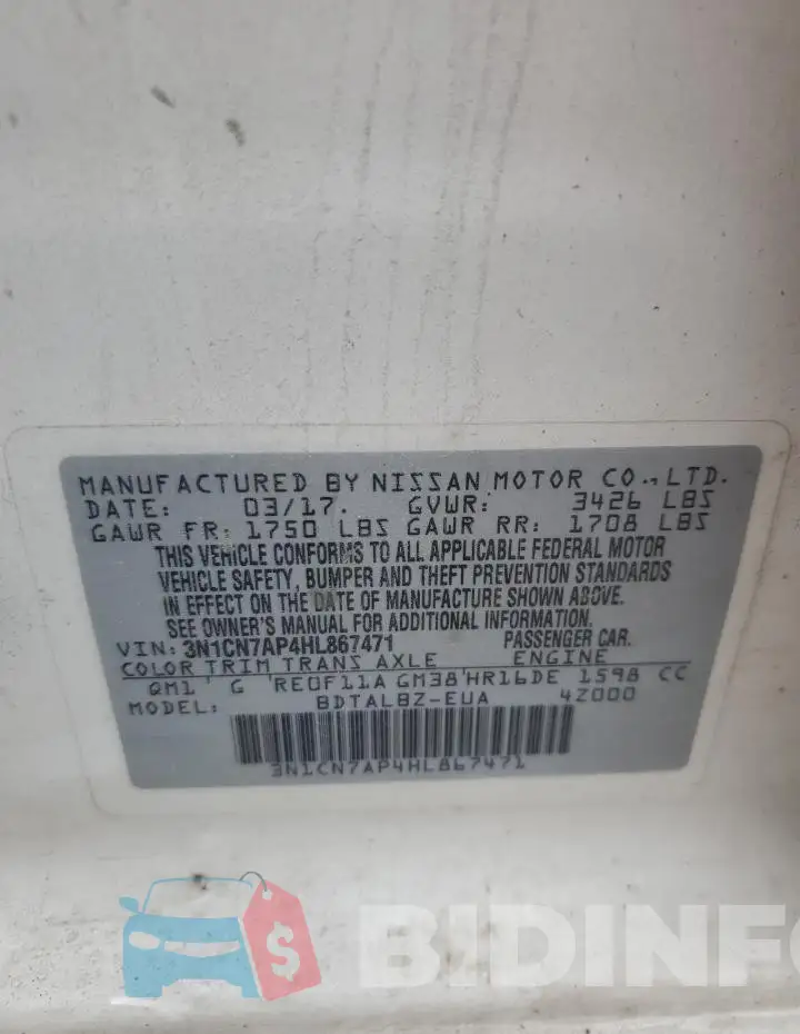 3N1CN7AP4HL867471 Photo# 12