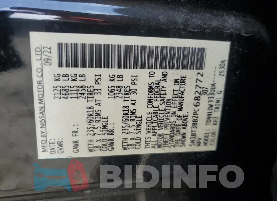 5N1BT3BB2PC682772 Photo# 13