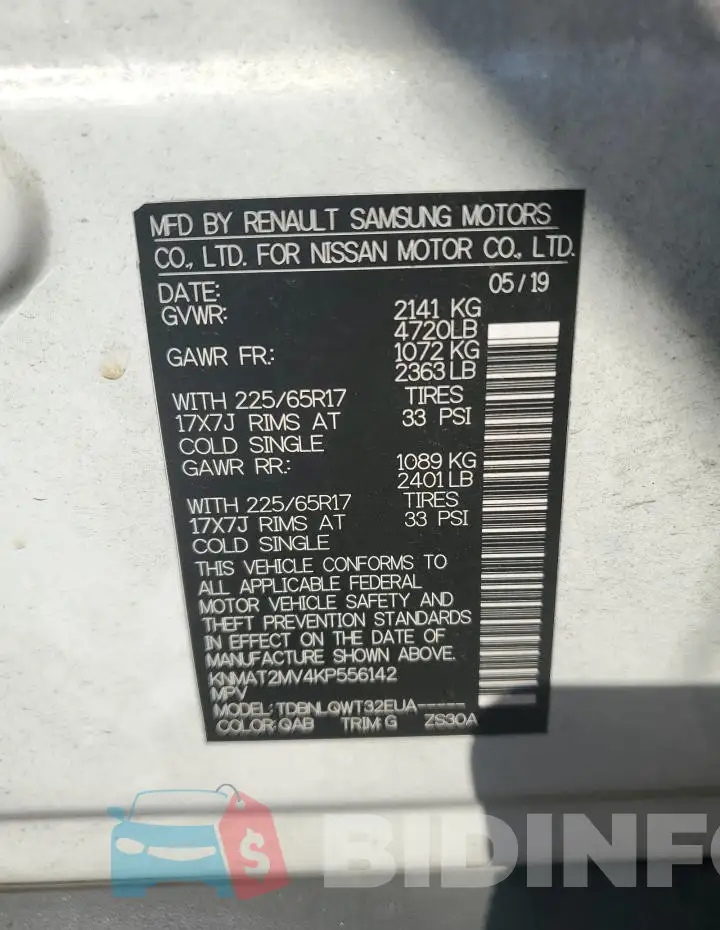 KNMAT2MV4KP556142 Photo# 13