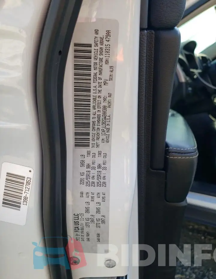 1C4PJLDB2GW200300 Photo# 12