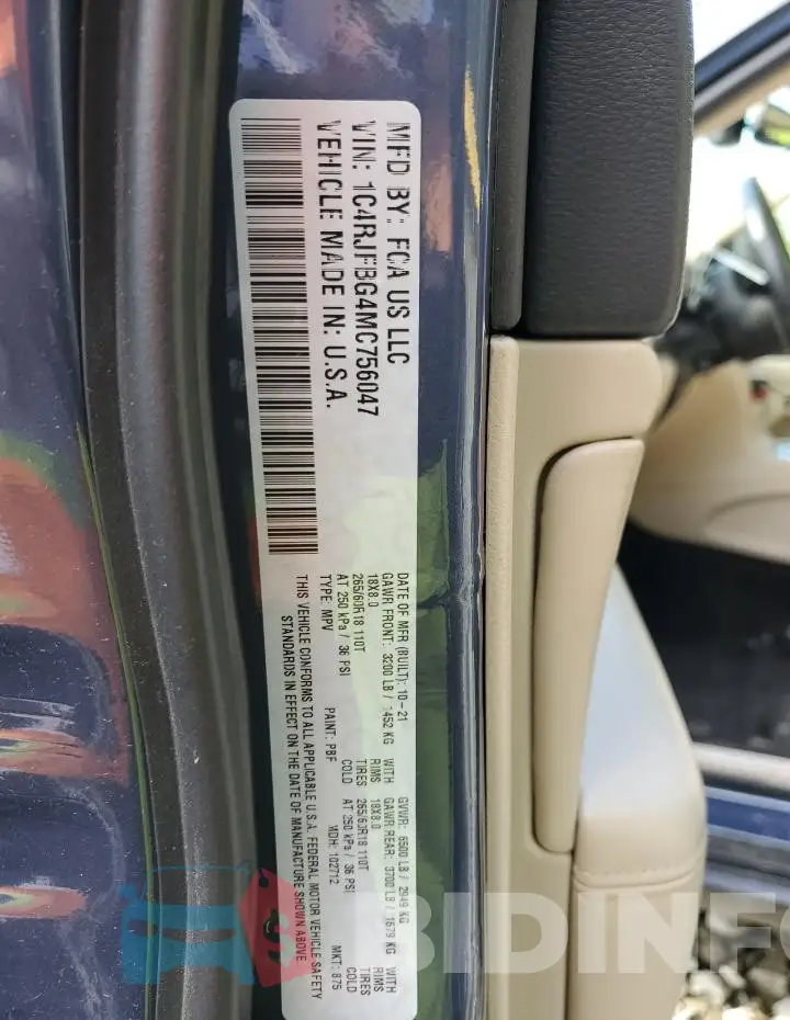 1C4RJFBG4MC756047 Photo# 13