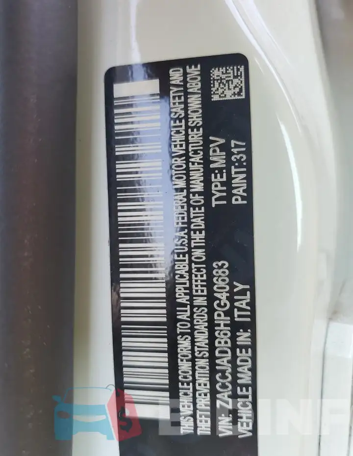 ZACCJADB6HPG40683 Photo# 12
