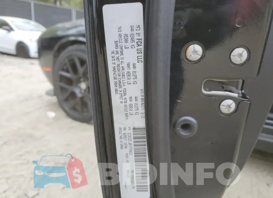 2C3CDZFJ8FH774012 Photo# 12