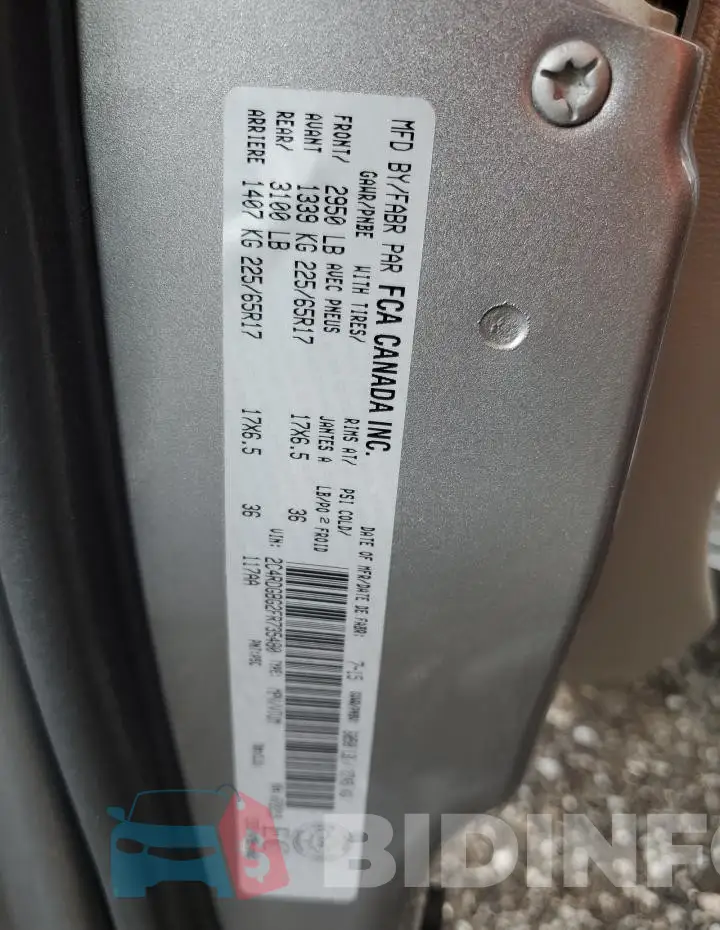 2C4RDGBG2FR735480 Photo# 14