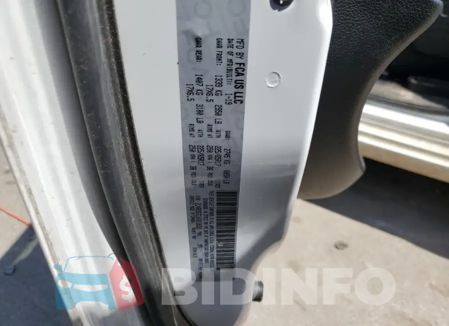 2C4RDGEG1KR618933 Photo# 14
