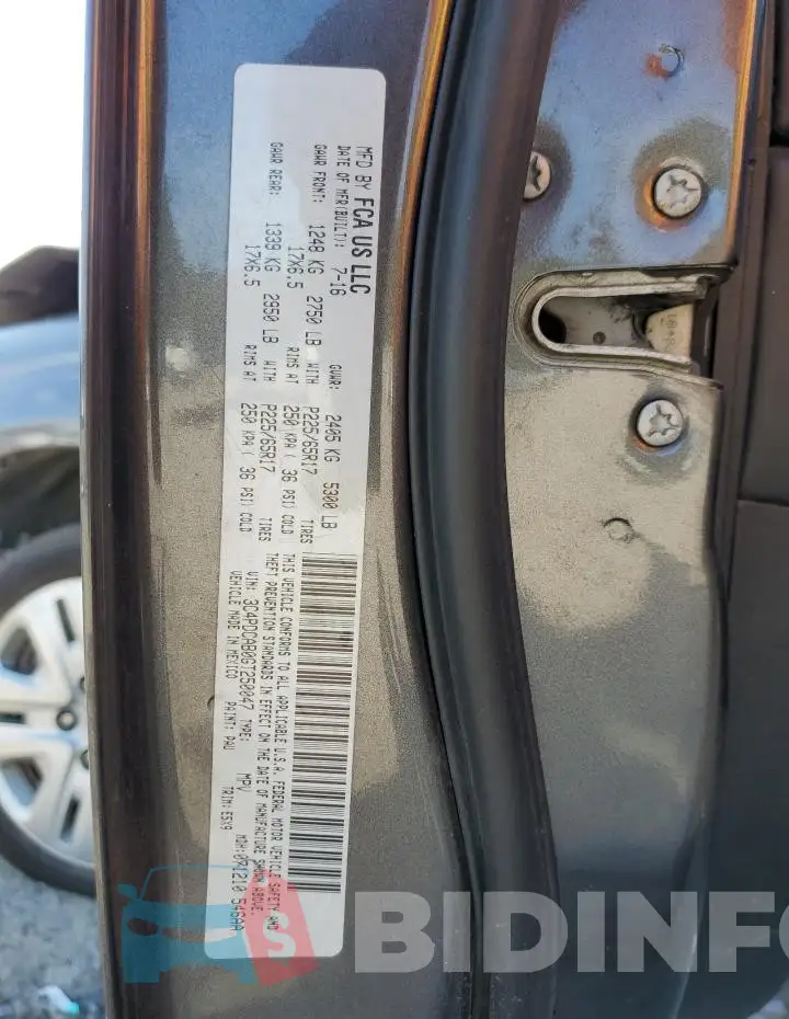 3C4PDCAB0GT250047 Photo# 14