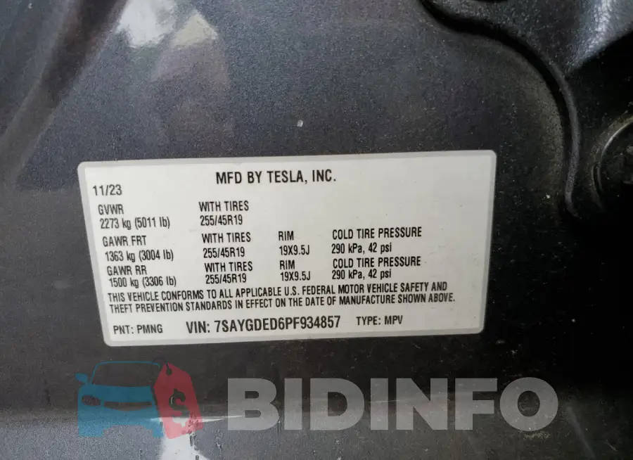 7SAYGDED6PF934857 Photo# 12