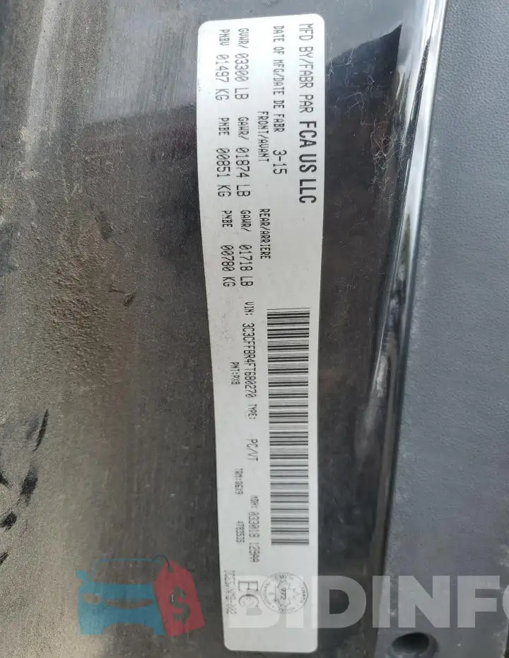 3C3CFFBR4FT680270 Photo# 12