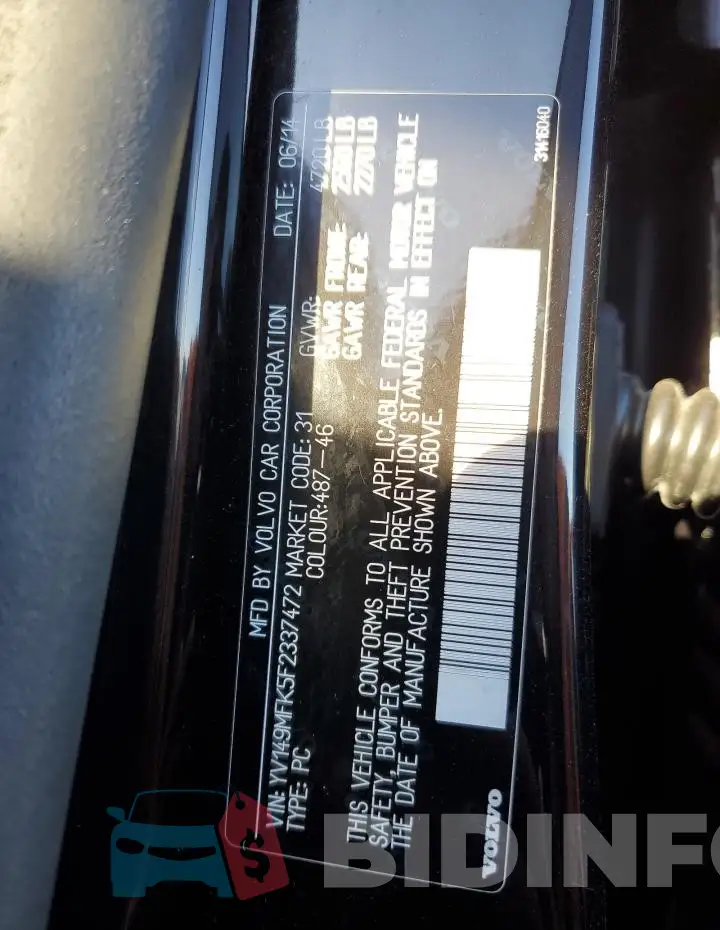 YV149MFK5F2337472 Photo# 12