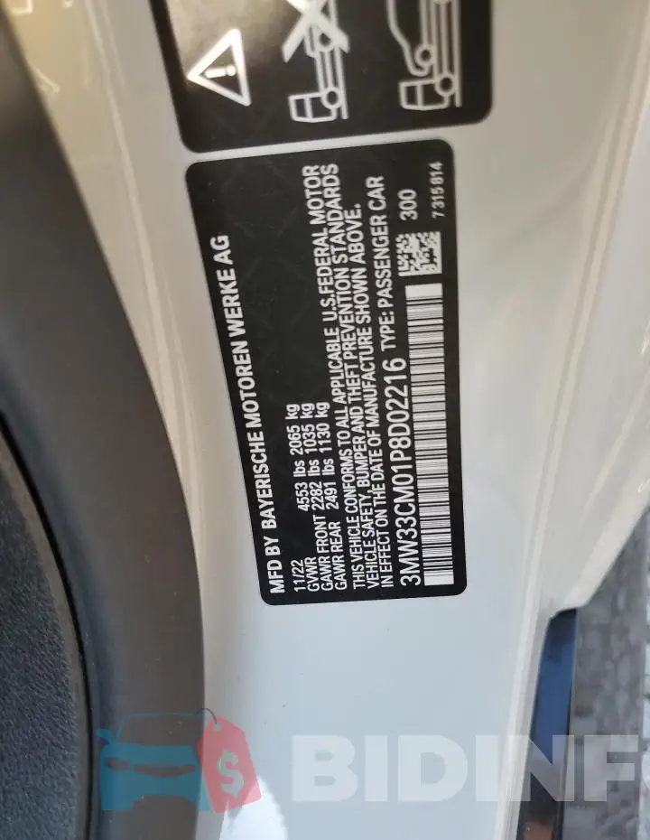 3MW33CM01P8D02216 Photo# 12