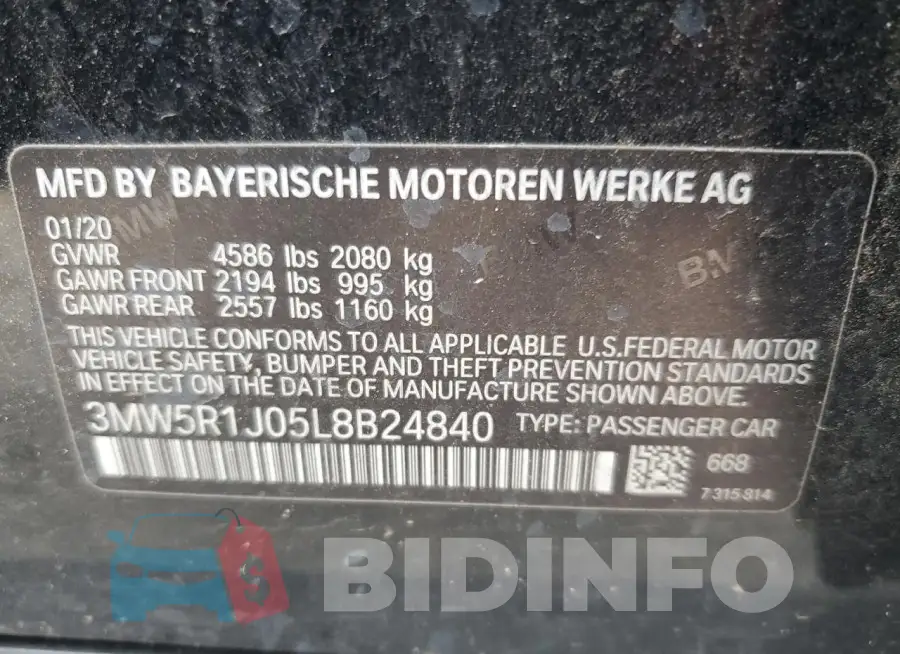 3MW5R1J05L8B24840 Photo# 12