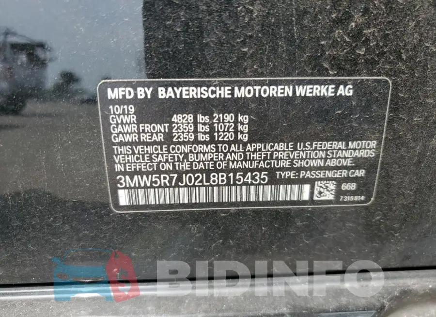 3MW5R7J02L8B15435 Photo# 12