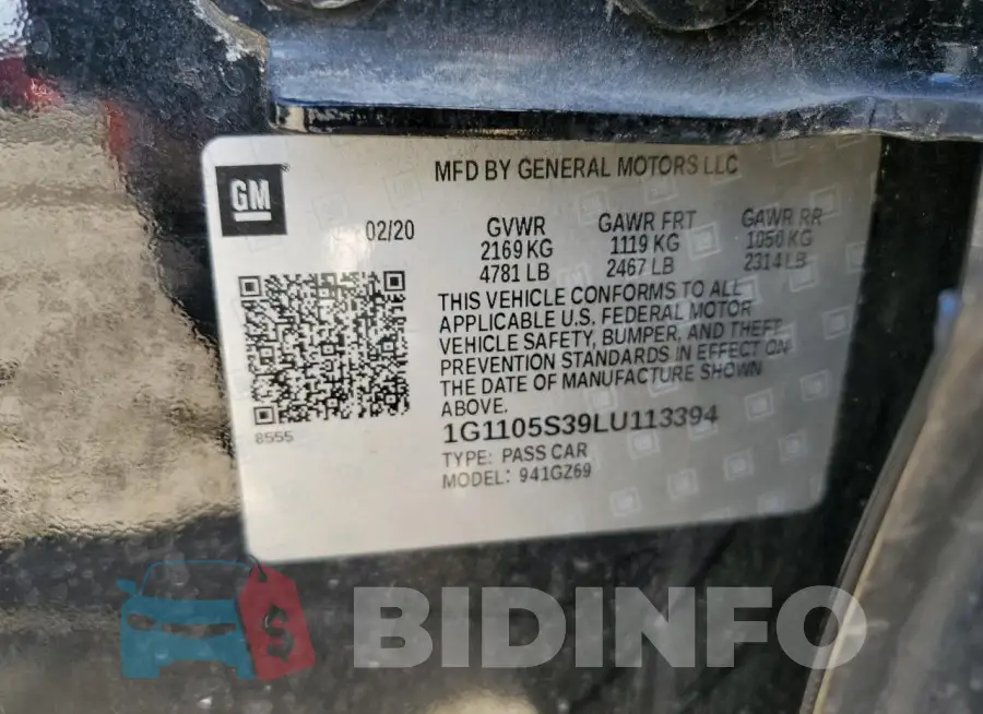1G1105S39LU113394 Photo# 12