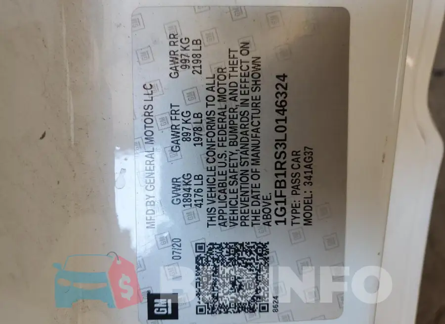 1G1FB1RS3L0146324 Photo# 12