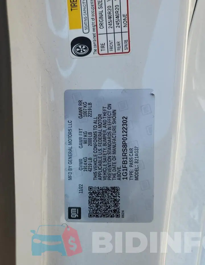 1G1FB1RS8P0122302 Photo# 12