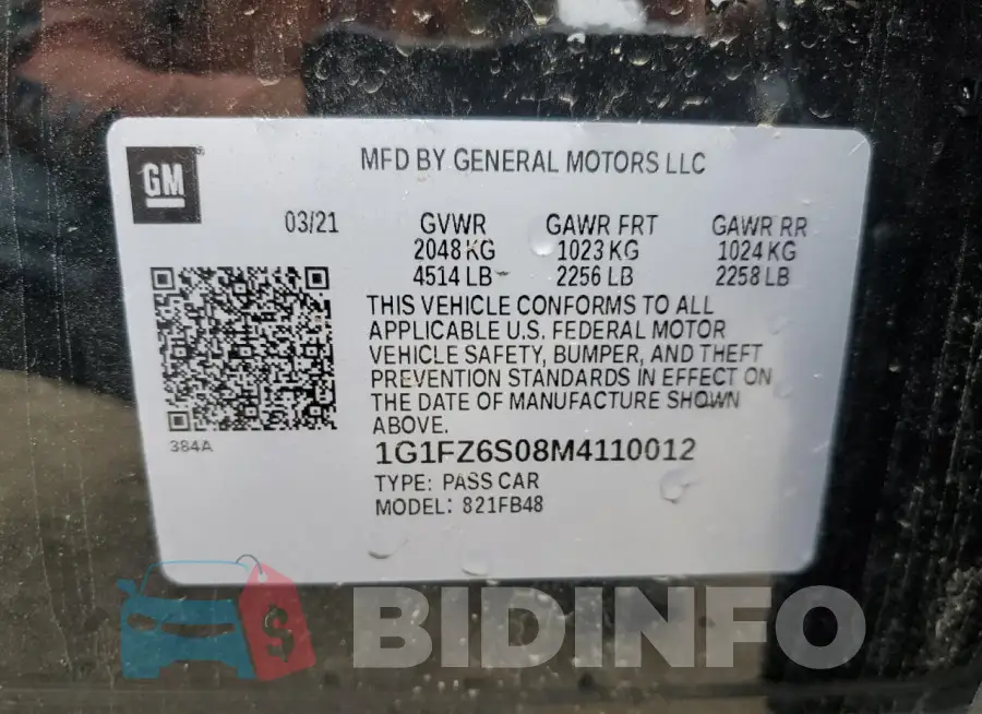1G1FZ6S08M4110012 Photo# 12